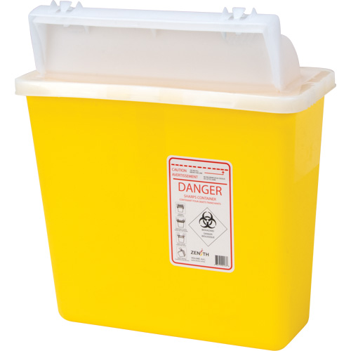 Contenant pour objets pointus et tranchants, Capacit&eacute; de 4,6 L The Estey Group