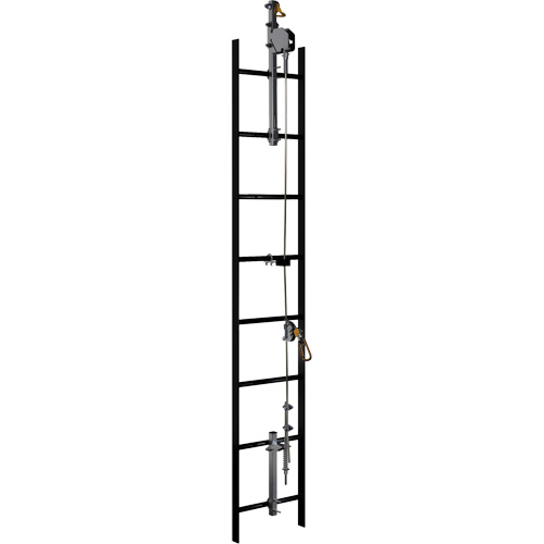 20' Lad-Saf Cable Vertical Safety System, Galvanized Steel The Estey Group