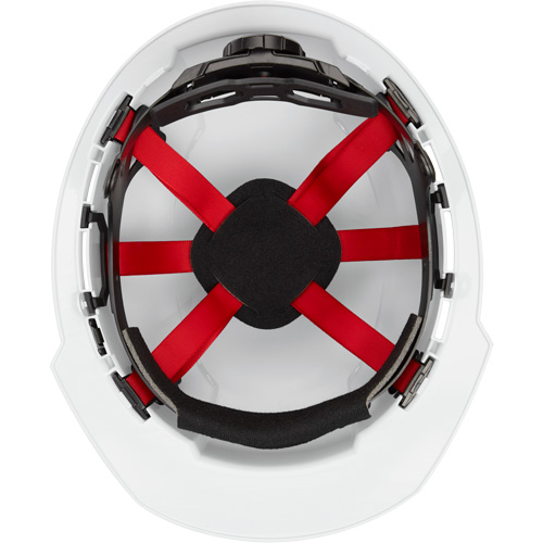 Casque de s&eacute;curit&eacute; &agrave; bordure avant, R&eacute;pond aux normes CSA type 1, Suspension Rochet, Ventil&eacute; The Estey Group