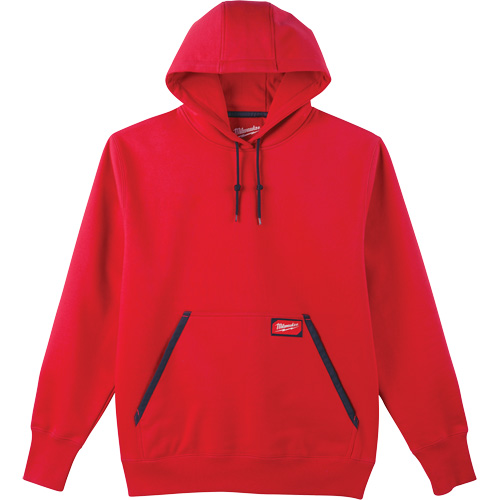 Chandail &agrave; capuchon lourd, Hommes, Petit, Rouge The Estey Group