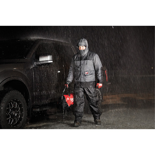 Blouson imperm&eacute;able Hydrobreak, Hommes, 3T-Grand, Gris The Estey Group