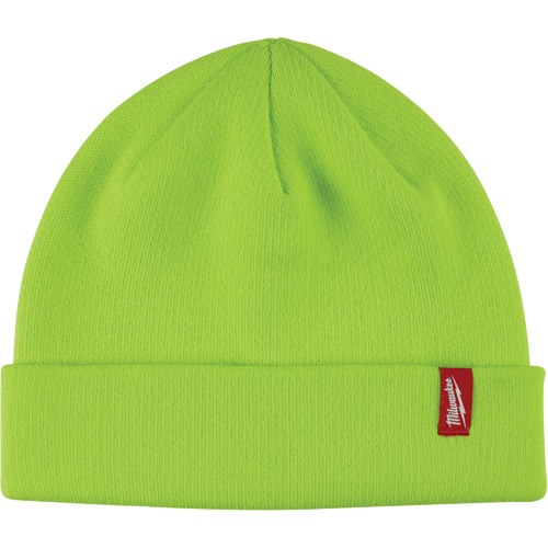 High-Visbility Cuffed Beanie, One Size, Green The Estey Group