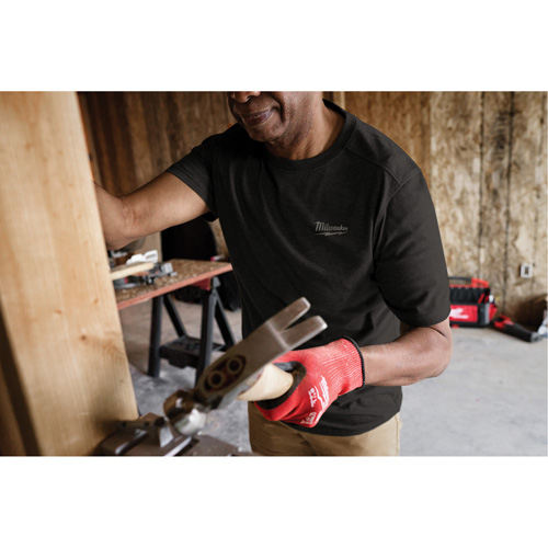 T-shirt de travail hybride, Hommes, Petit, Noir The Estey Group