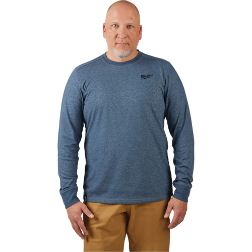 Hybrid Work Tee Shirt, Men's, 2X-Large, Blue The Estey Group