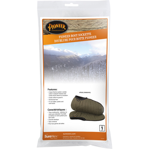 P305 Doublures de bottes, Unisexe, 36, Vert, Coton The Estey Group