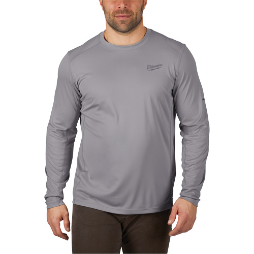 Chandail l&eacute;ger Workskin, Hommes, Petit, Gris The Estey Group