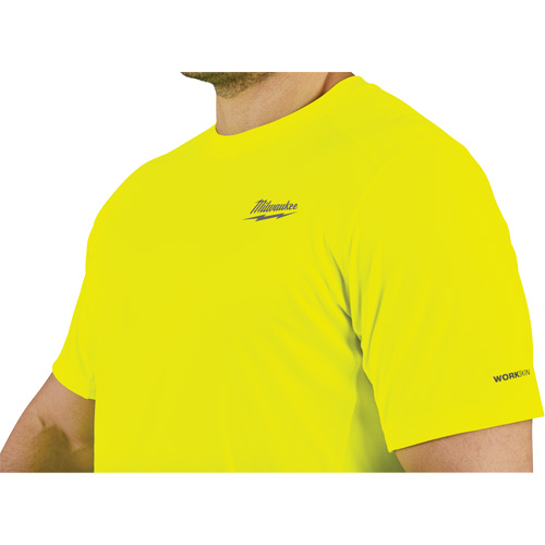 Chandail l&eacute;ger &agrave; haute visibilit&eacute; Workskin, Hommes, Petit, Jaune The Estey Group