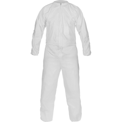 Combinaison non st&eacute;rile de fabrication &eacute;co-efficace CleanMax, Moyen, Blanc, Microporeux The Estey Group
