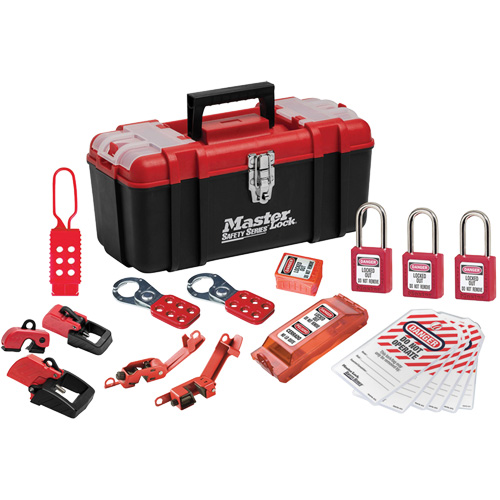 Trousse de cadenassage avec serrures en thermoplastique Zenex, Ensemble &eacute;lectrique, 20 composants compris The Estey Group
