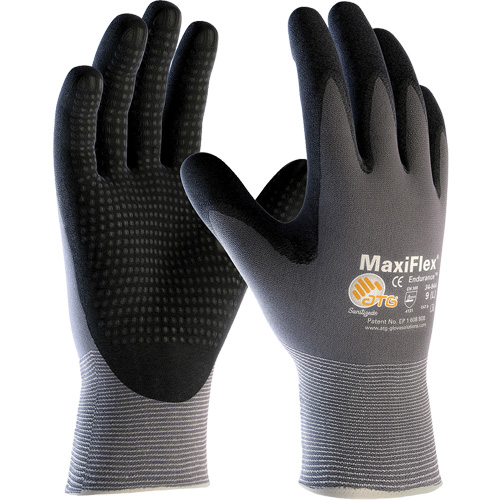 Gants compatibles avec les &eacute;crans tactiles ATG MaxiFlex Endurance, T-petit, R&ecirc;vetement Nitrile, Calibre 15, Enveloppe en Nylon/Lycra The Estey Group