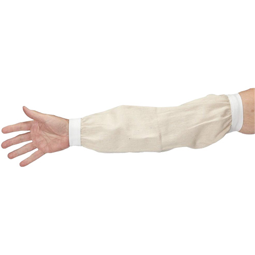 Manchettes, 18", Coton, Blanc The Estey Group
