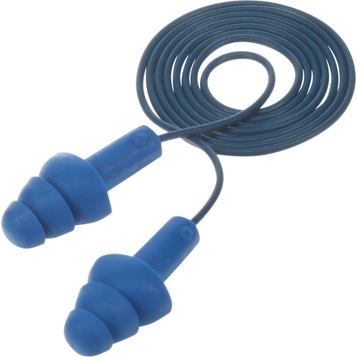 E-A-R Ultrafit Premolded Earplugs, Corded, One-Size, Bulk - Polybag, NRR 25 dB NRR dB The Estey Group