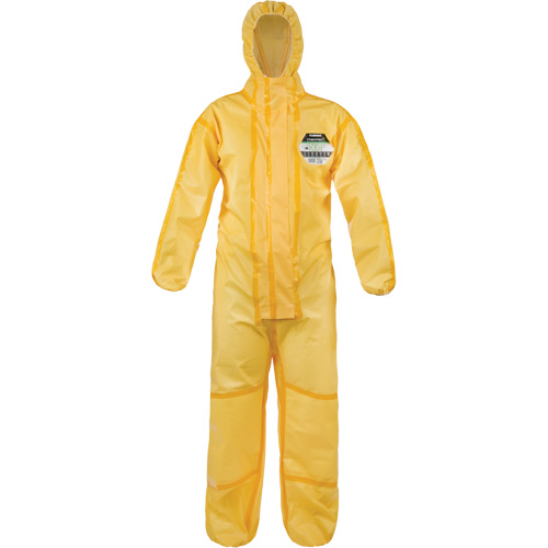 ChemMax&reg; 1 Coveralls, Polyethylene/Polypropylene, Small, Yellow The Estey Group