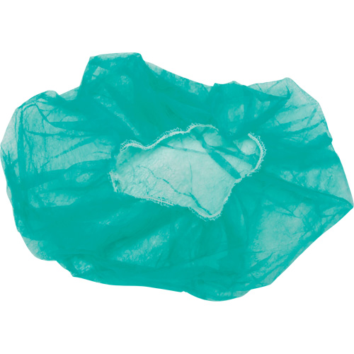 Bouffant Caps, Polypropylene, 21", Green The Estey Group
