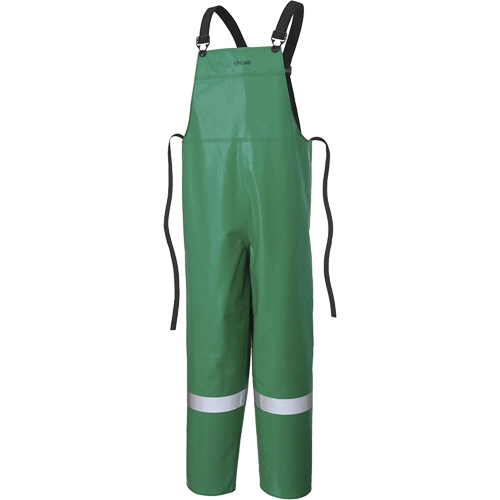 P43 035 CA-43&reg; FR Chemical- & Acid-Resistant Safety Bib Pants, Small, Green The Estey Group