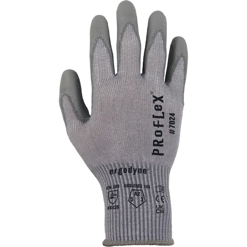 ProFlex 7024 Cut-Resistant Gloves, Size Small, 13 Gauge, Polyurethane Coated, Polyester/HPPE/Spandex Shell, ASTM ANSI Level A2/EN 388 Level B The Estey Group