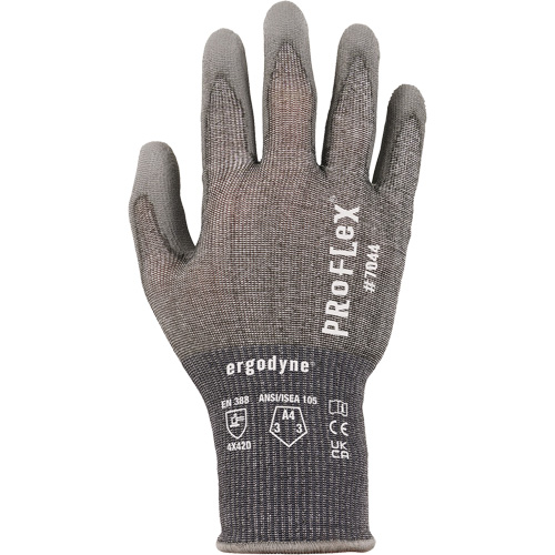 Gants r&eacute;sistant &agrave; la coupe Proflex 7025, Taille Petit, Calibre 18, Rev&ecirc;tement Polyur&eacute;thane, Enveloppe en Nylon/PEHP/Spandex, ASTM ANSI niveau A2/EN 388 niveau B The Estey Group
