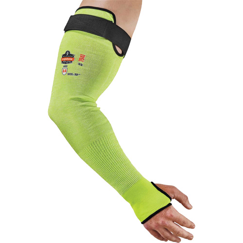 Manche de protection contre la coupe ProFlex 7941-PR, TenaLux, 22", ASTM ANSI niveau A4/EN 388 niveau D, Lime haute visibilit&eacute; The Estey Group
