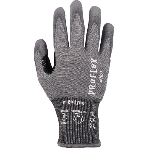 Gants enduit de PU r&eacute;sistant &agrave; la coupe ProFlex 7071, Taille Petit, Calibre 18, Rev&ecirc;tement Polyur&eacute;thane, Enveloppe en PEHP/Tungst&egrave;ne, ASTM ANSI niveau A7/EN 388 niveau F The Estey Group