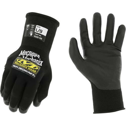 Speedknit Work Gloves, 7, Polyurethane Coating, 15 Gauge, Nylon Shell The Estey Group