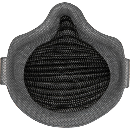 AirWave M Series Black Disposable Masks with SmartStrap&reg; & Full Foam Flange, N95, NIOSH Certified, Small The Estey Group