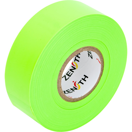 Ruban pour signalisation, 1,1875" la x 164' lo, Vert fluorescent The Estey Group