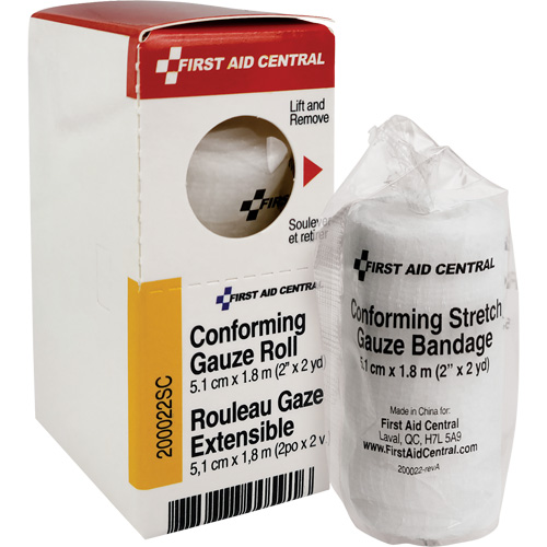 SmartCompliance&reg; Refill Conforming Stretch Gauze Bandage, Roll, 6' L x 2" W, Sterile, Medical Device Class 1 The Estey Group