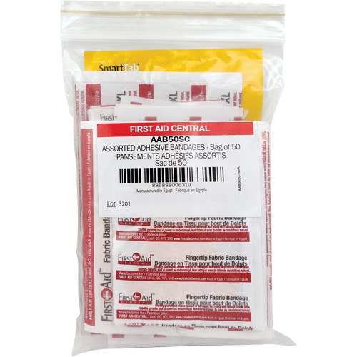 Recharge de bandages adh&eacute;sifs SmartCompliance, Assorti, Tissu/Plastique, Non st&eacute;rile The Estey Group