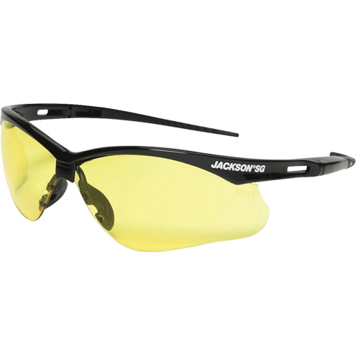 Lunettes de s&eacute;curit&eacute;, Lentille Ambr&eacute;e, Anti-&eacute;gratignures, ANSI Z87+/R&eacute;pond ou surpasse la norme CSA Z94.3 The Estey Group