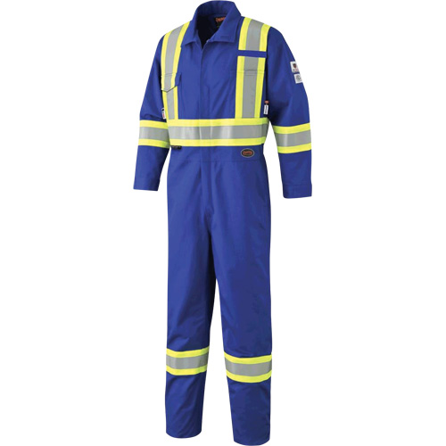 7704 FR-Tech&reg; High-Visibility Coveralls, Size 42, Royal Blue, 10 cal/cm²/9.7 cal/cm² The Estey Group