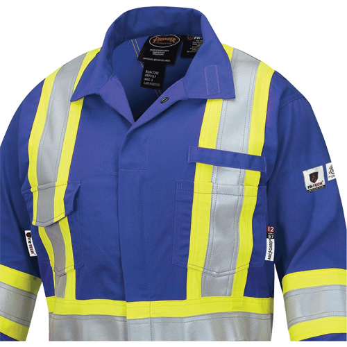 7704W FR-Tech&reg; Women's FR/Arc-Rated Coveralls, Size X-Small, Royal Blue, 10 cal/cm² The Estey Group