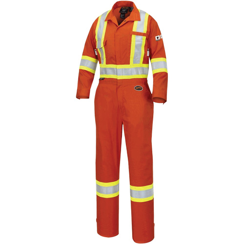 7702W FR-Tech&reg; Women's FR/Arc-Rated Coveralls, Size X-Small, High Visibility Orange, 10 cal/cm² The Estey Group
