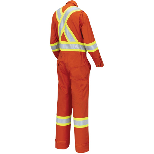 7702W FR-Tech&reg; Women's FR/Arc-Rated Coveralls, Size X-Small, High Visibility Orange, 10 cal/cm² The Estey Group