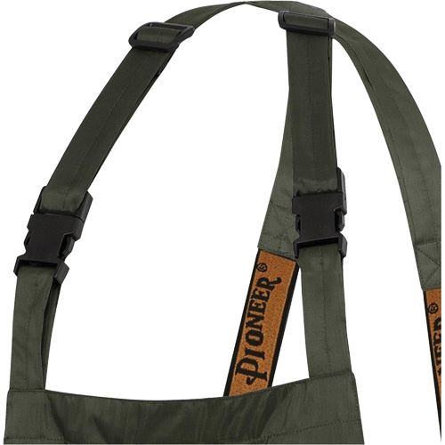 D8120P Nailhead Ripstop Tree Planter Bib Pants, X-Small, Polyester/PVC, Green The Estey Group