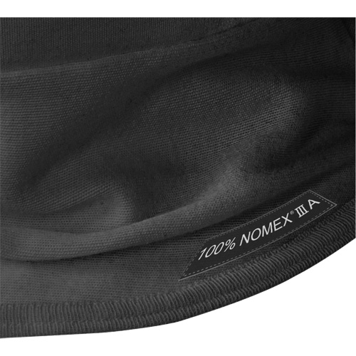 C214BK Cagoule &agrave; un trou en tricot moyen, Noir, Nomex The Estey Group