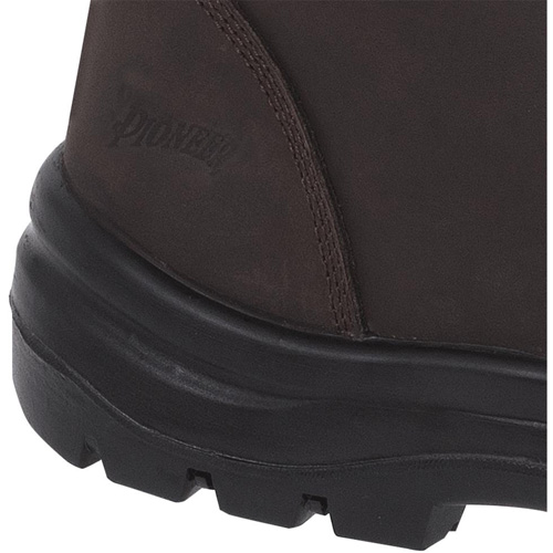1028 Brown 8" Work Boots, Leather, Steel Toe, Size 10 The Estey Group