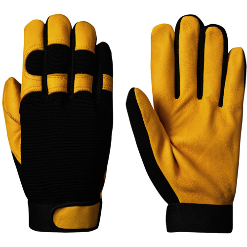 890 Gants ergonomiques de m&eacute;canicien, Paume Cuir fleur de ch&egrave;vre, Taille Petit The Estey Group