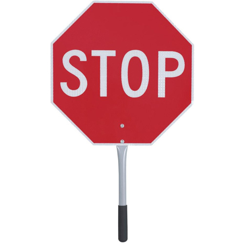456 Traffic Stop/Slow Paddle, Corrugated Plastic The Estey Group