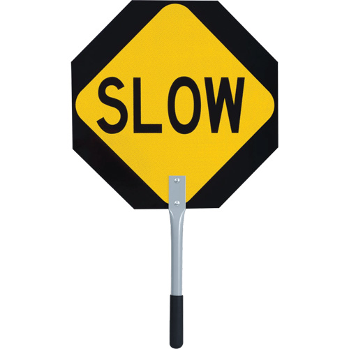 456 Traffic Stop/Slow Paddle, Corrugated Plastic The Estey Group