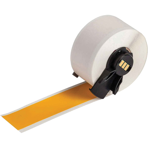 Multi-Purpose Label Tape, Vinyl, Yellow, 1" Width The Estey Group