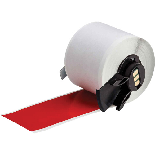 Multi-Purpose Label Tape, Vinyl, Red, 1.9" Width The Estey Group