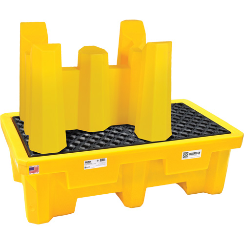 Ultra-Drum Rack 4-Drum Containment System without Drain, 53" L x 53" W x 77.8" H, 3000 US gal. Capacity The Estey Group