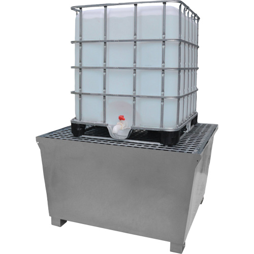Steel Ultra-IBC Spill Pallet&reg;, 370 US gal. Spill Capacity, 57.6" x 34.7" x 56.9" The Estey Group