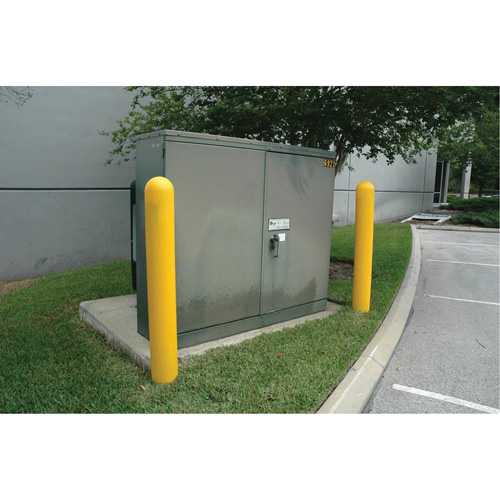 Ultra-Post Protector&reg;, 4" Dia. x 52" L, Yellow The Estey Group