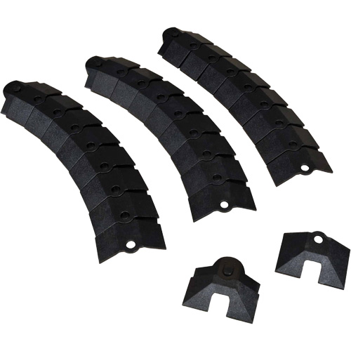 Large Ultra-Sidewinder Cable Protection System&reg; with Endcaps, 34" x 13.6" x 2.1", 260 lbs. (0.13 tons) The Estey Group
