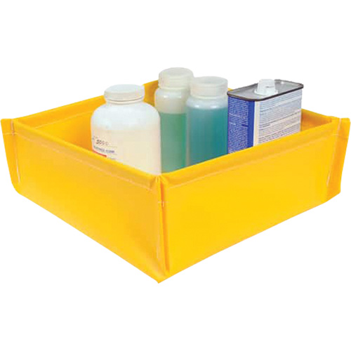 Flexible Ultra-Utility Tray, 12" lo x 12" la x 4,8" h, Cap. de d&eacute;versement 1,5 gal. US The Estey Group