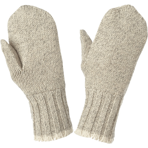 Brushed Rag Wool Lined Mitts, Size Large, Mitt The Estey Group