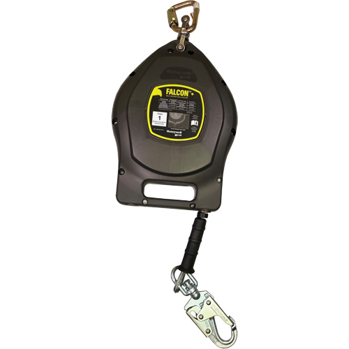 Cordage de s&eacute;curit&eacute; autor&eacute;tractable Falcon +, 50', Acier galvanis&eacute;, Pivotant The Estey Group