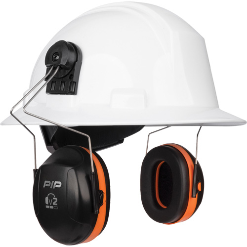 Coquilles antibruit passives V2 Dynamic, Fixation pour casque, 25 NRR dB The Estey Group