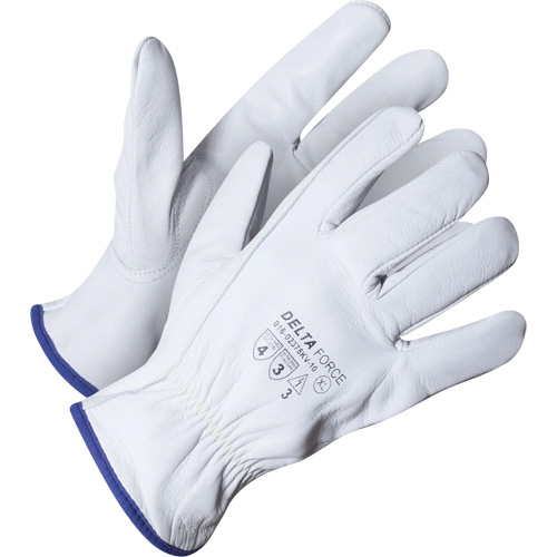 Gant de chauffeur Delta Force, 10/T-Grand, Paume en Cuir fleur de ch&egrave;vre, Kevlar The Estey Group